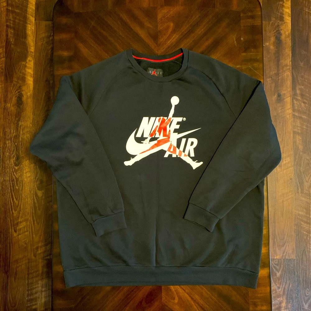 Jordan / Nike mash up crew neck sweat shirt 3x men